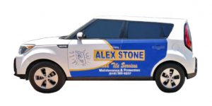 Alex Stone and Tile Services Company Car