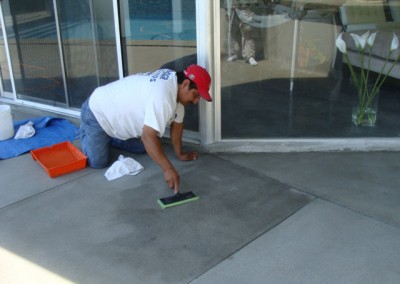 Concrete Cleaning and Sealing, Resurfacing, Polishing by Alex Stone and Tile Services, Los Angeles, Pasadena, San Gabriel Valley, Ca.