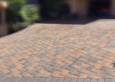 Stone Paver Driveway Cleaning and Restoraation, Los Angeles - by Alex Stone and Tile Services.