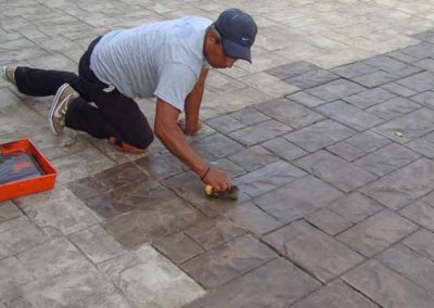 Stone Patio Cleaning and Restoration by Alex Stone and Tile Services, Los Angeles.
