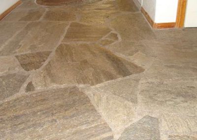 Natural Flagstone Floor Cleaned and Sealed by Alex Stone and Tile Services, Los Angeles, San Fernando Valley, Pasadena, Ca.